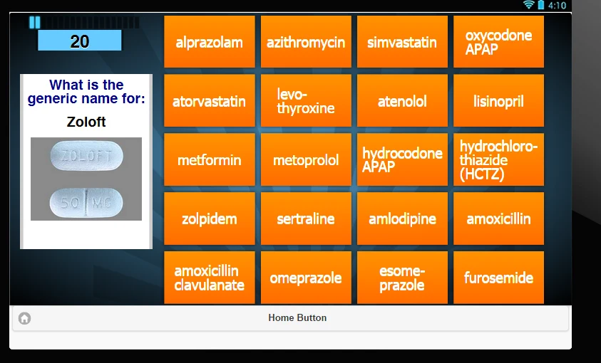 Top 200 Drug Matching Game Dem screenshot